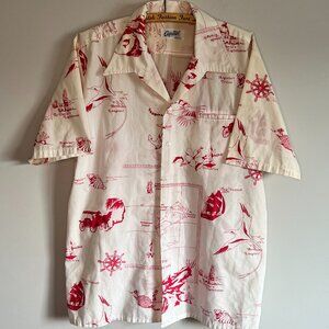 Vintage Bermuda Short sleeve button up